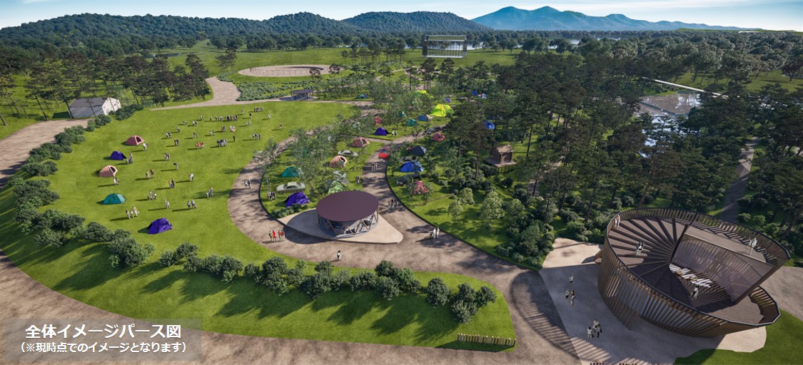 北九州市最大規模の公園「響灘緑地」に新キャンプ場『HIBIKINADA CAMP BASE』4月開業