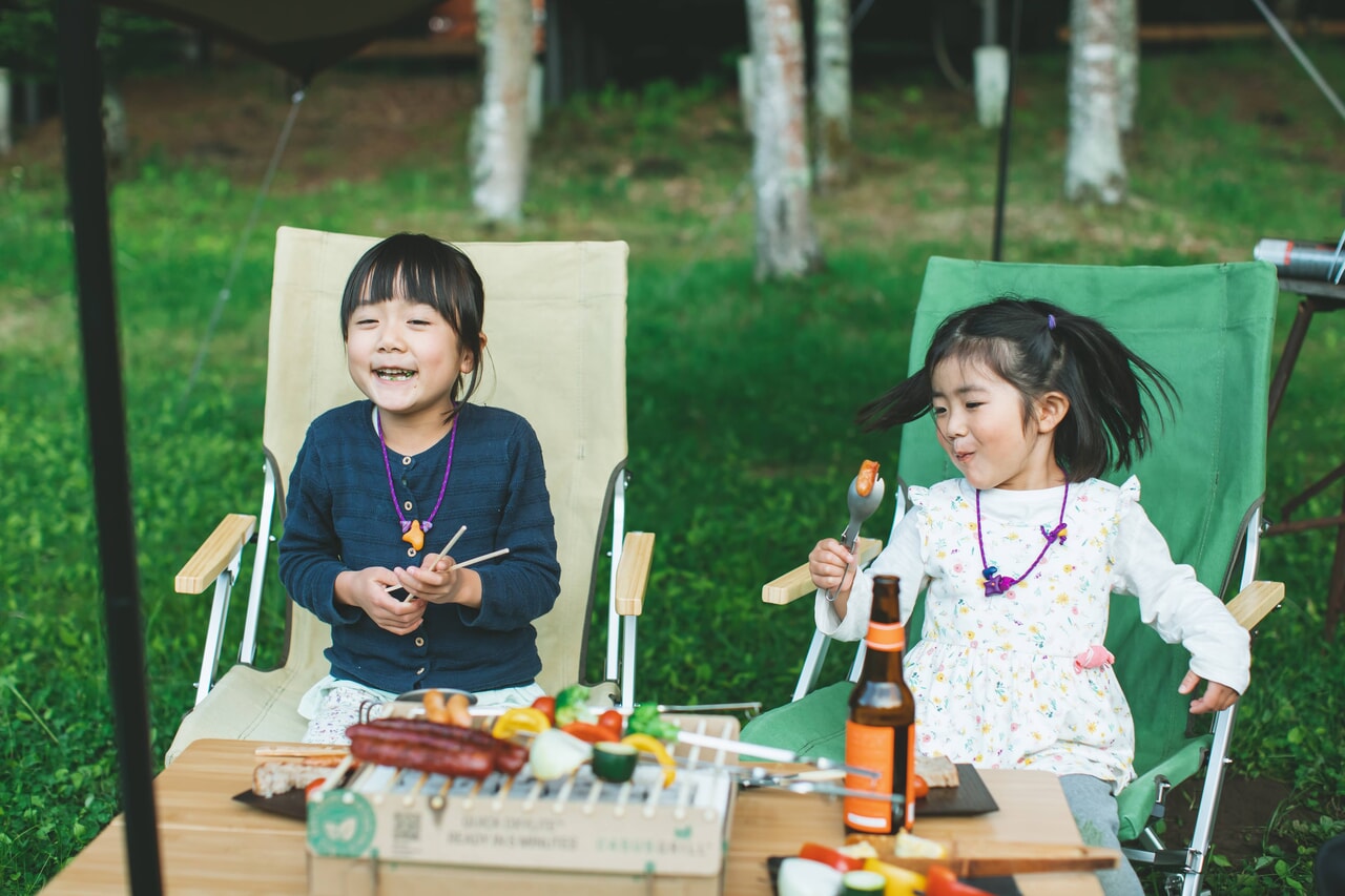 キッズキャンプ at TINY GARDENの様子
