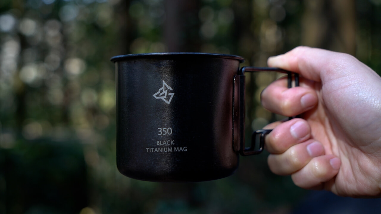 チタン製で軽い