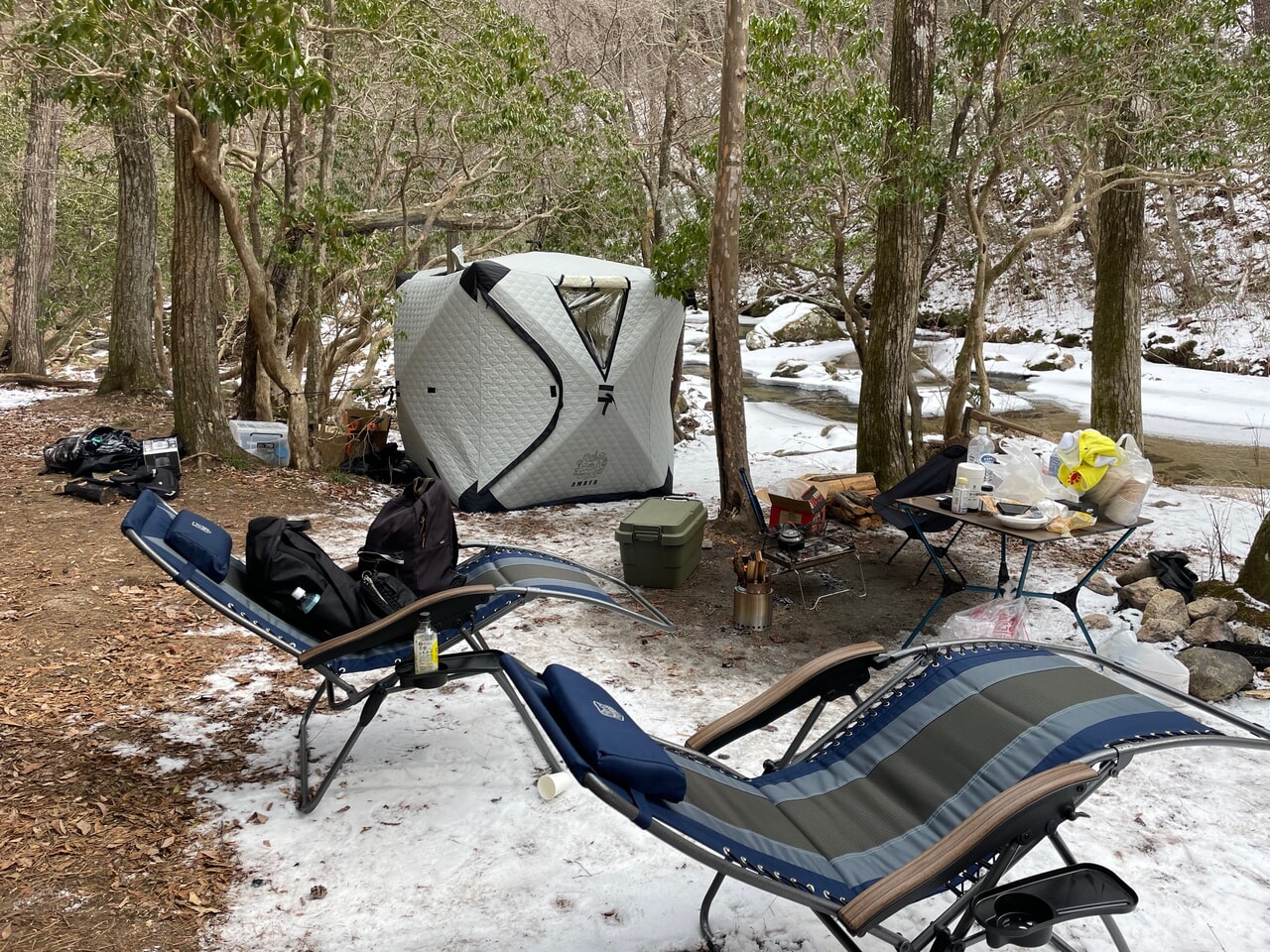 川内村:テントサウナ体験