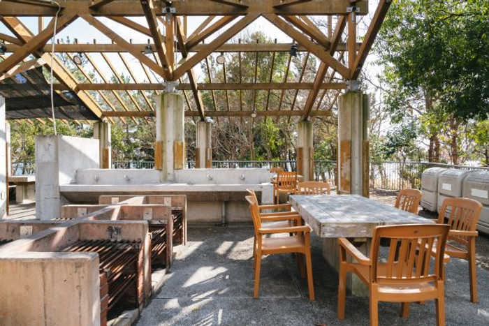 舞洲BaysideCAMPの炊事場