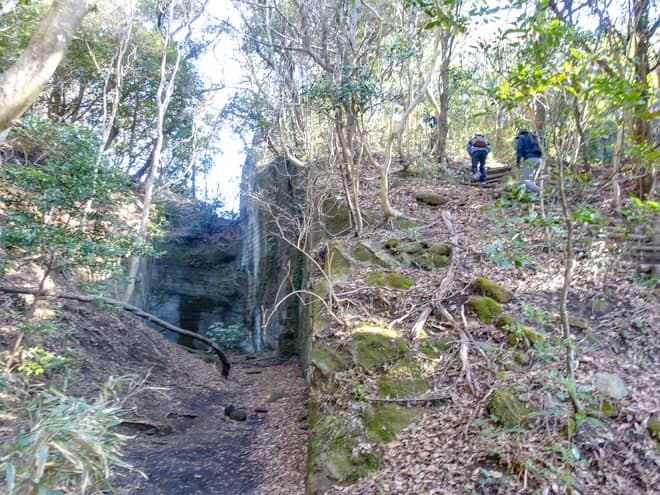 というのが、鋸山山頂までは