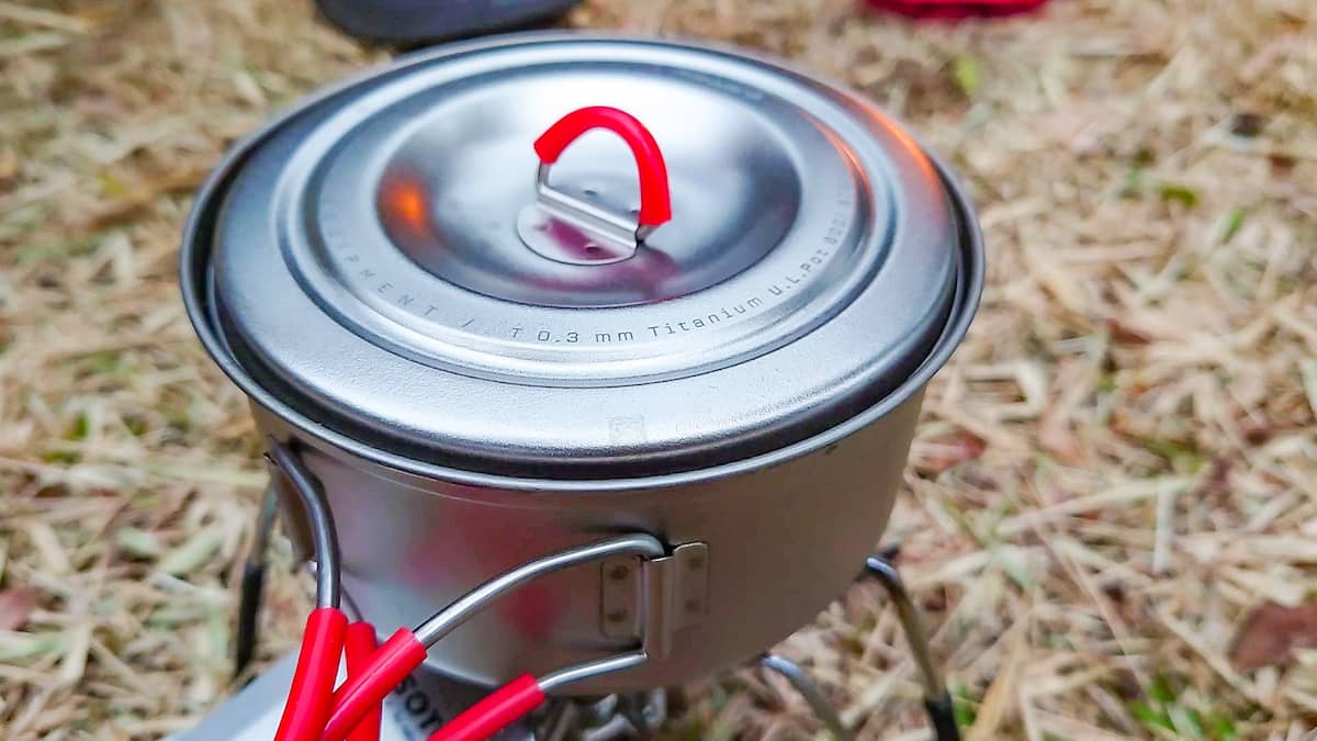 使い勝手の良いエバニューのウルトラライトクッカー「Ti.UL.Pot600 