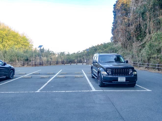 富士山公園駐車場 → 日吉神社登山口