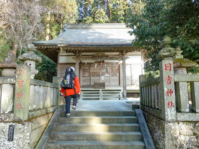 日吉神社に到着です
