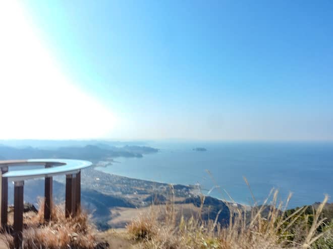 東京湾を望む展望台に到着です