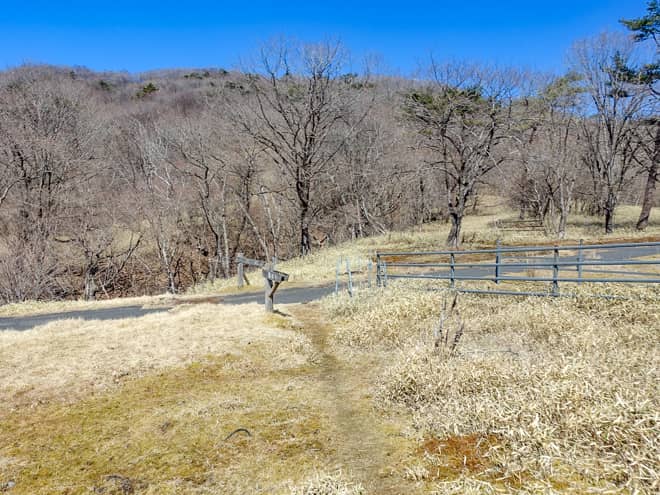 絶景の天国ロードを緩やかに下ると