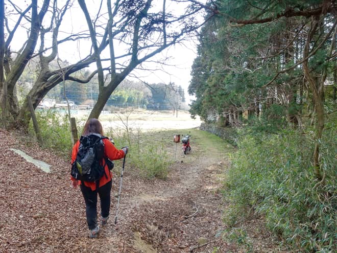 距離にして1キロ程度でしょうか