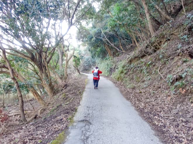 車力道・関東ふれあいの道分岐 → 車力道