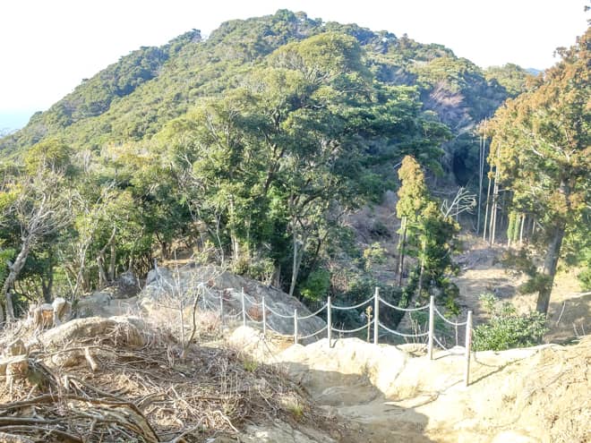 関東ふれあいの道は、高台を歩く