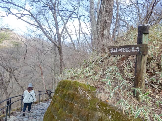 階段が続くアップダウンの激しい道のりですが