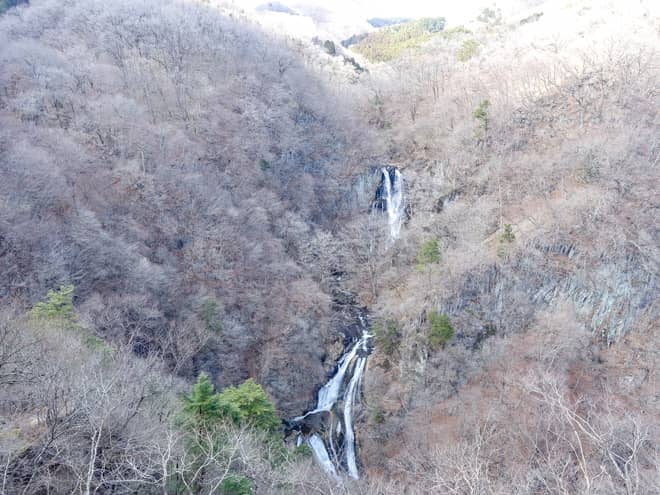 霧降の滝に到着です