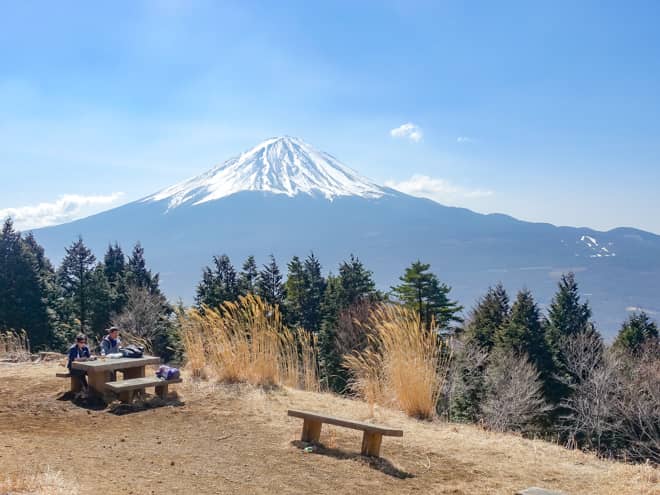 富士山と富士五湖の絶景を拝める「足和田山」
