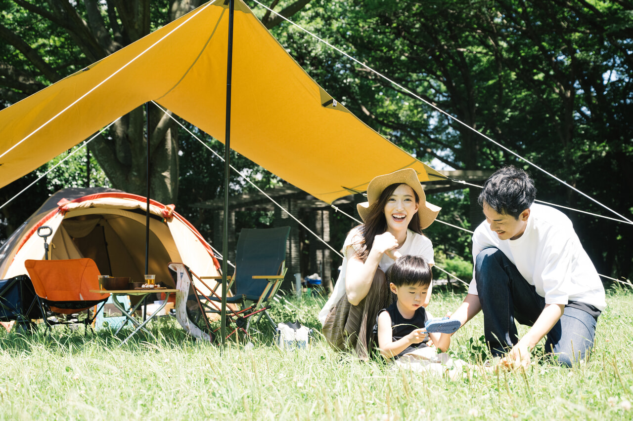 ファミリーキャンプのイメージ