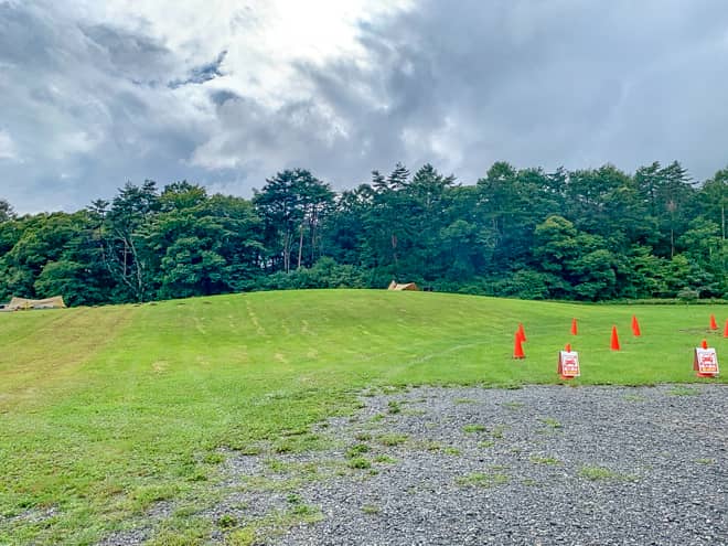 雨が降ると車乗り入れ禁止