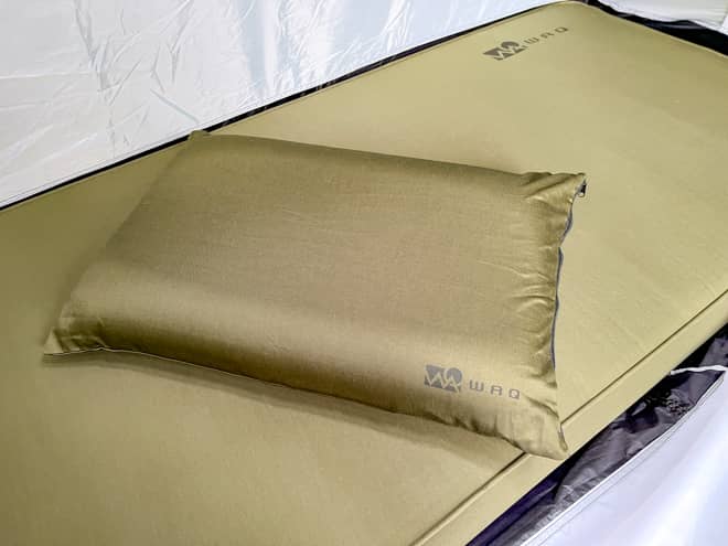 WAQの極厚リラクシングキャンプマットは10cmの厚みで睡眠の質を向上 