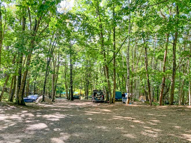 みずがき山森の農園キャンプ場【標高約1467m】