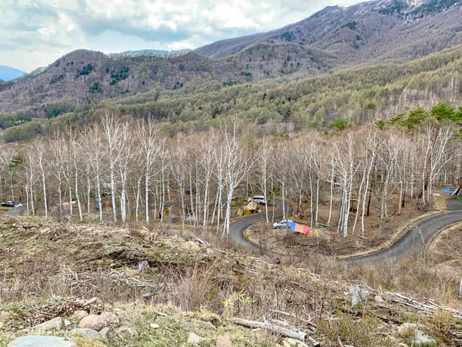 三城いこいの広場オートキャンプ場【標高約1480m】