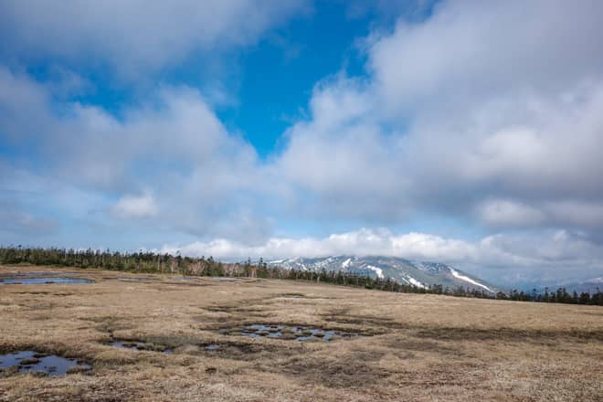 尾瀬の真ん中にあるアヤメ平からは