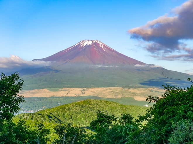 石割山山頂からの景色