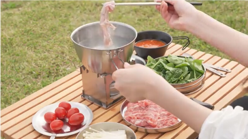 1つで混ぜる・煮る・炒める・炊く・食べるを網羅！燕三条が送り出す「究極のシェラボウル」 – キャンプクエスト