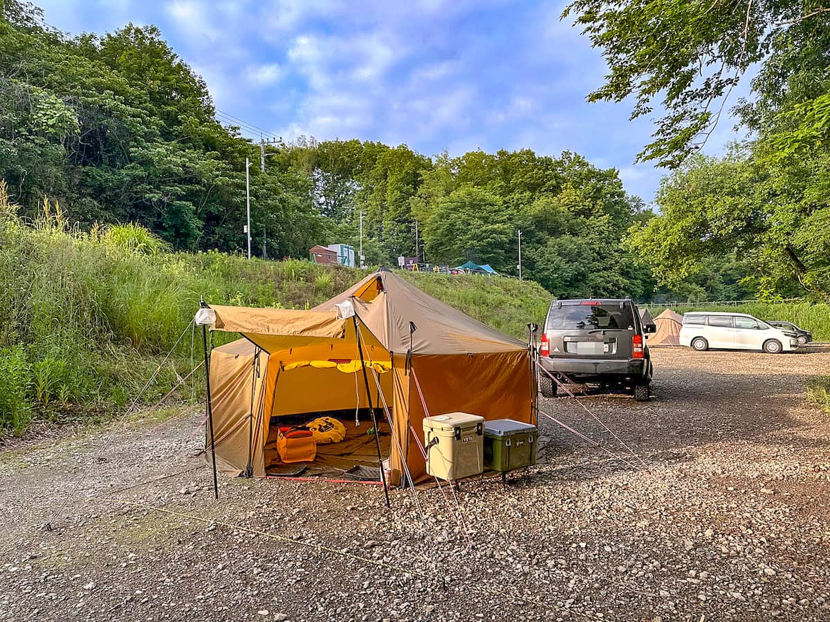 シンプルな設備が良い「森林公園オートキャンプ場1ワン」 はキャンプは不便を楽しむ派におすすめ