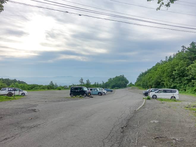 あだたら高原スキー場駐車場→奥岳登山口