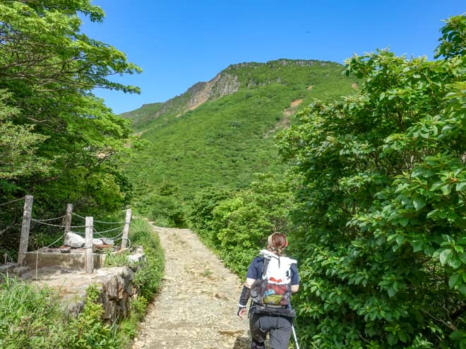 勢至平分岐→くろがね小屋