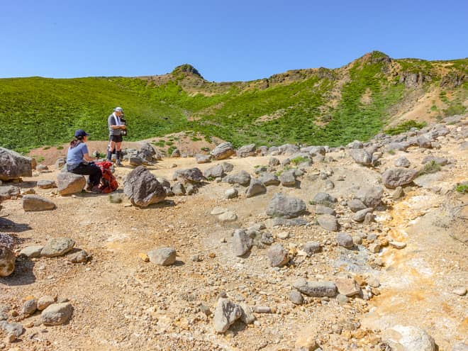 峰の辻に到着です