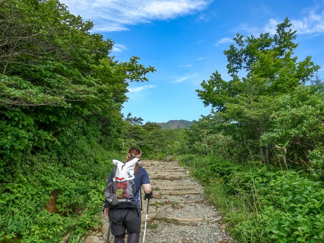 2キロ程度、心を無にして歩き進めると