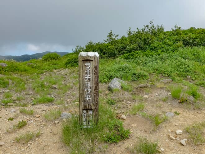 ライチョウ平に到着しました