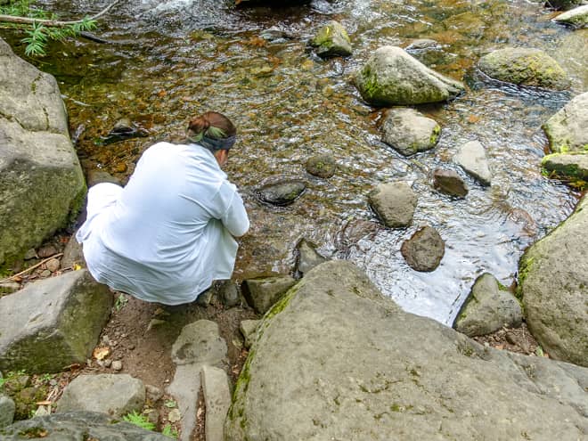 火打山は距離が長いので、水の確保が必死です