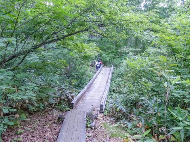 火打山登山口→黒沢橋