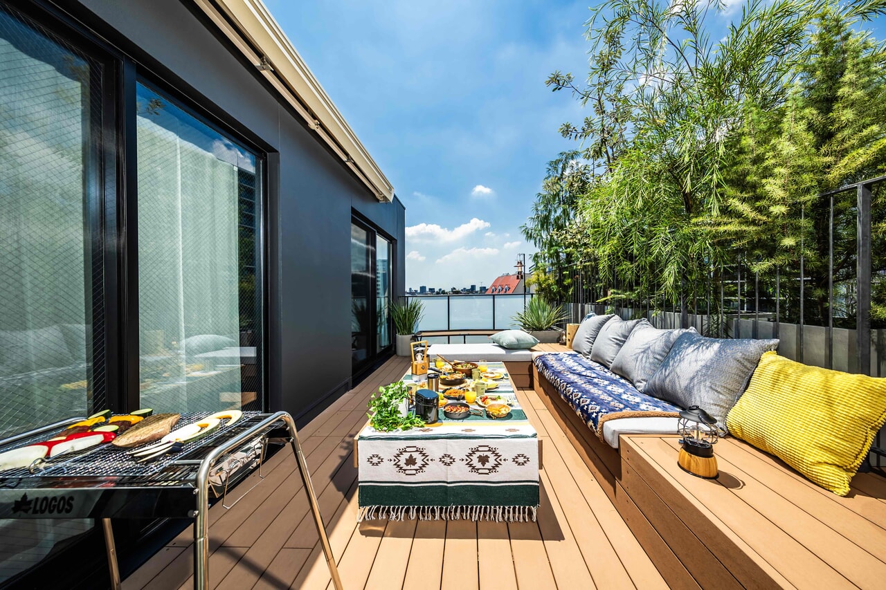 12帖のルーフバルコニー