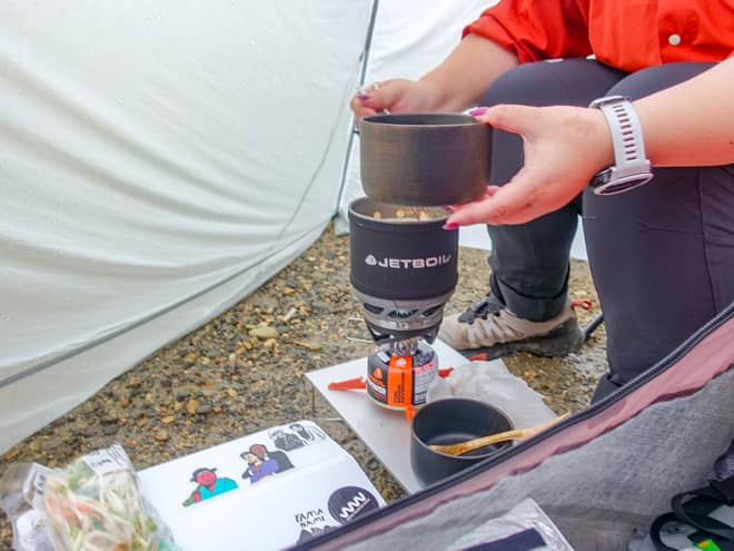 いつものキャンプとは勝手が違う