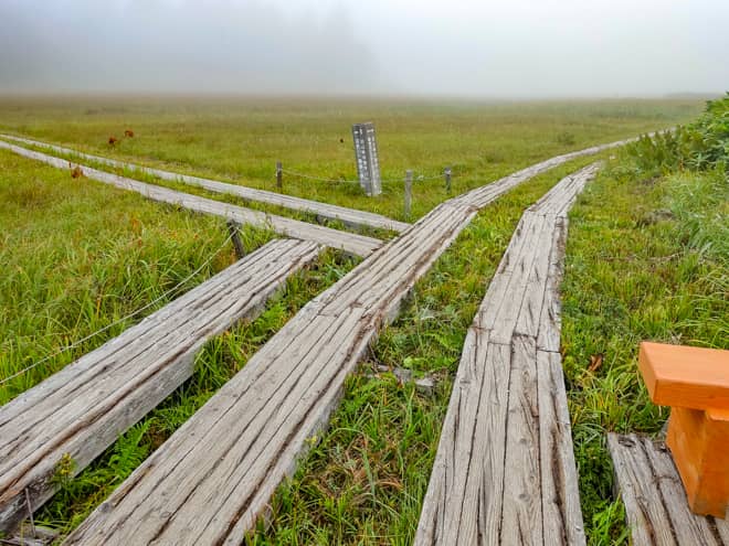 しかしながら長蔵小屋で休憩をしている間