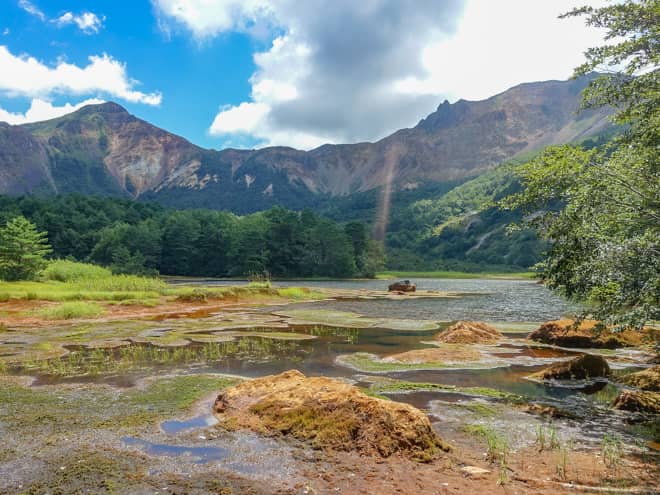 とはいえ、裏磐梯らしい崩落の跡が