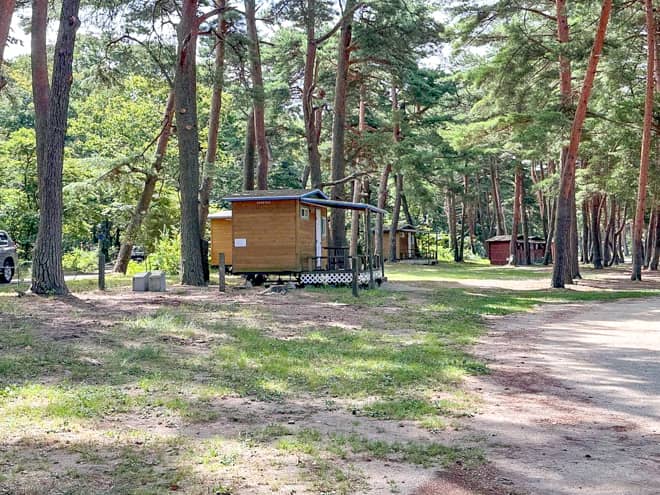 ロッジ「天神浜オートキャンプ場」