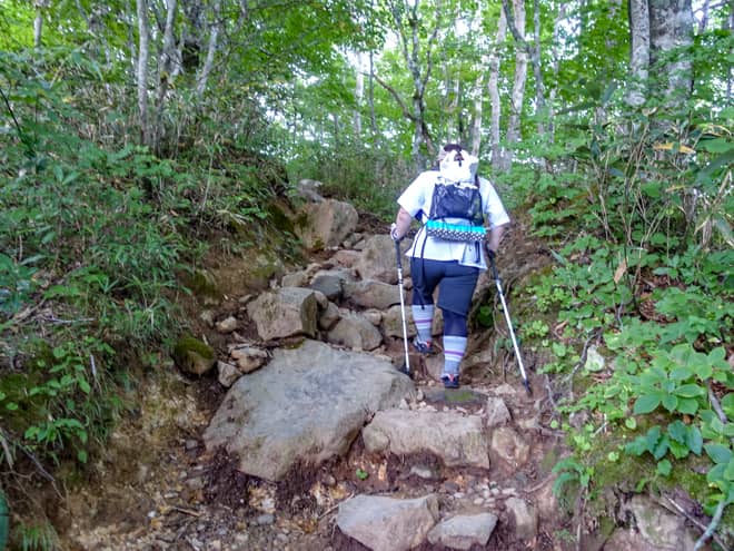 中ノ湯跡→弘法清水