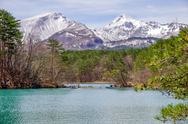 反対に、北側から見た「裏磐梯」は