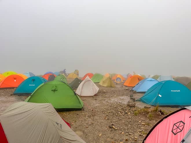 天候が変わりやすいので装備は万全に