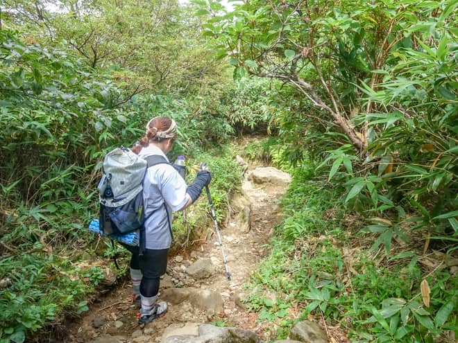 弘法清水との分岐点に合流したら