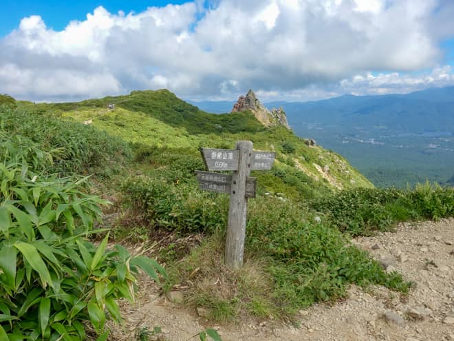 弘法清水小屋→天狗岩裏磐梯スキー場分岐