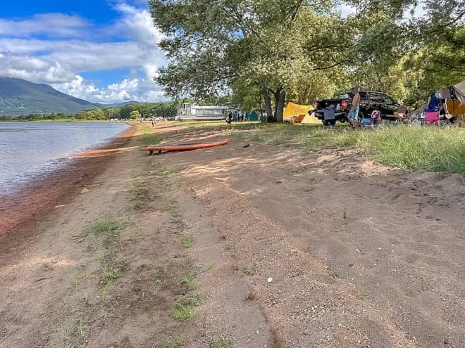 林間サイトも思っていた以上に広く