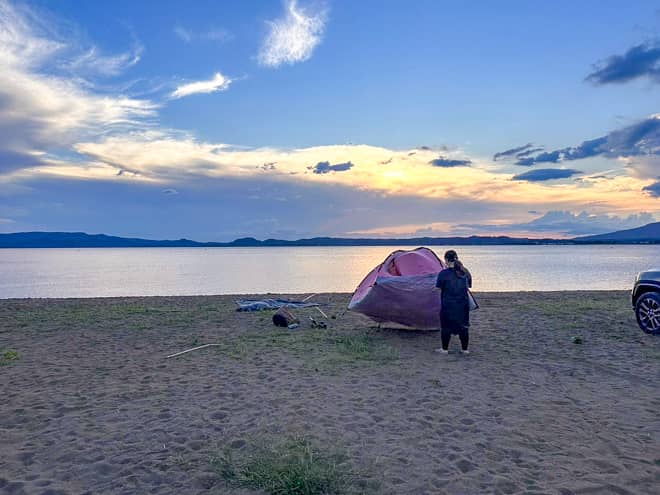 水はけのよさは？「天神浜オートキャンプ場」