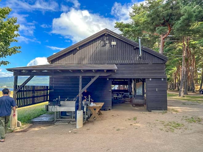 炊事場「天神浜オートキャンプ場」