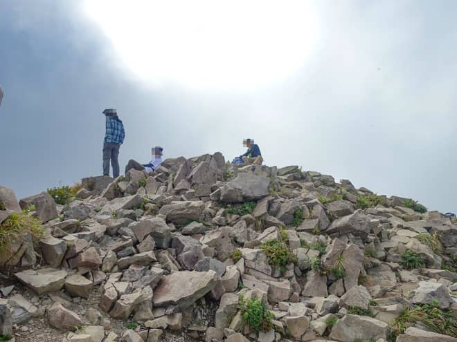 磐梯山山頂からの景色