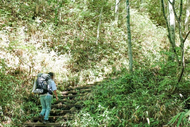 群馬県側からのコースは、目的地までの距離