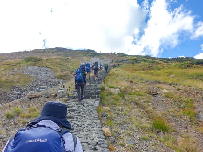 行きは楽だが帰りは地獄