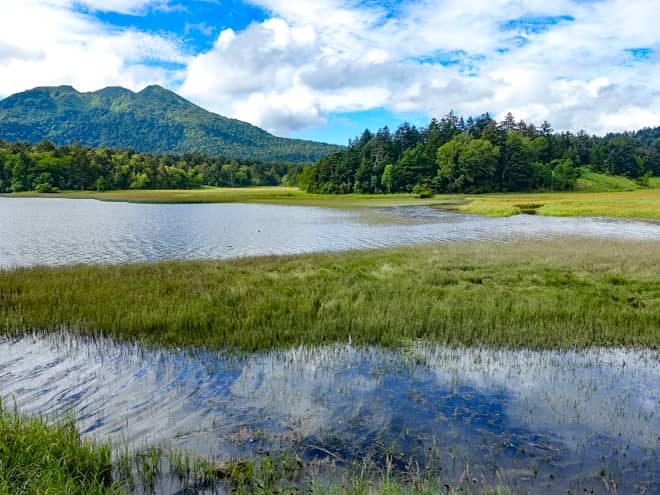 長蔵小屋には2か所の展望スポットが